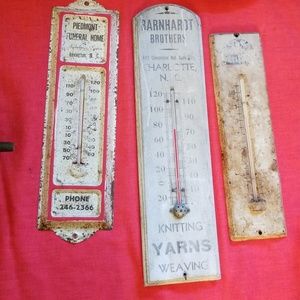 $10 a piece, $30 for all Antique thermometers